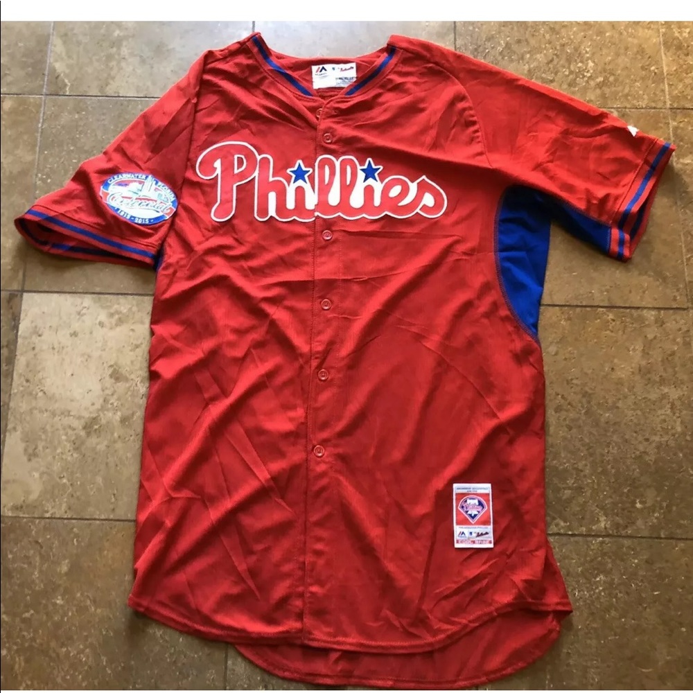 PHILLIES 2015 TEAM ISSUED SPRING TRAINING JERSEY